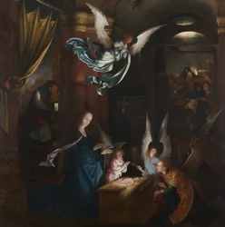 Die Geburt Christi, ca. 1515-20 (Detail)